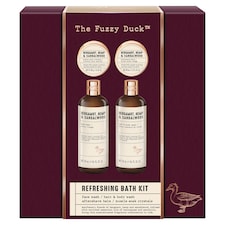 Baylis & Harding The Fuzzy Duck Bergamot, Hemp & Sandalwood Men's Refreshing Bath Kit Gift Set