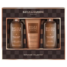 Baylis & Harding Black Pepper & Ginseng Men's 3 Piece Gift Set