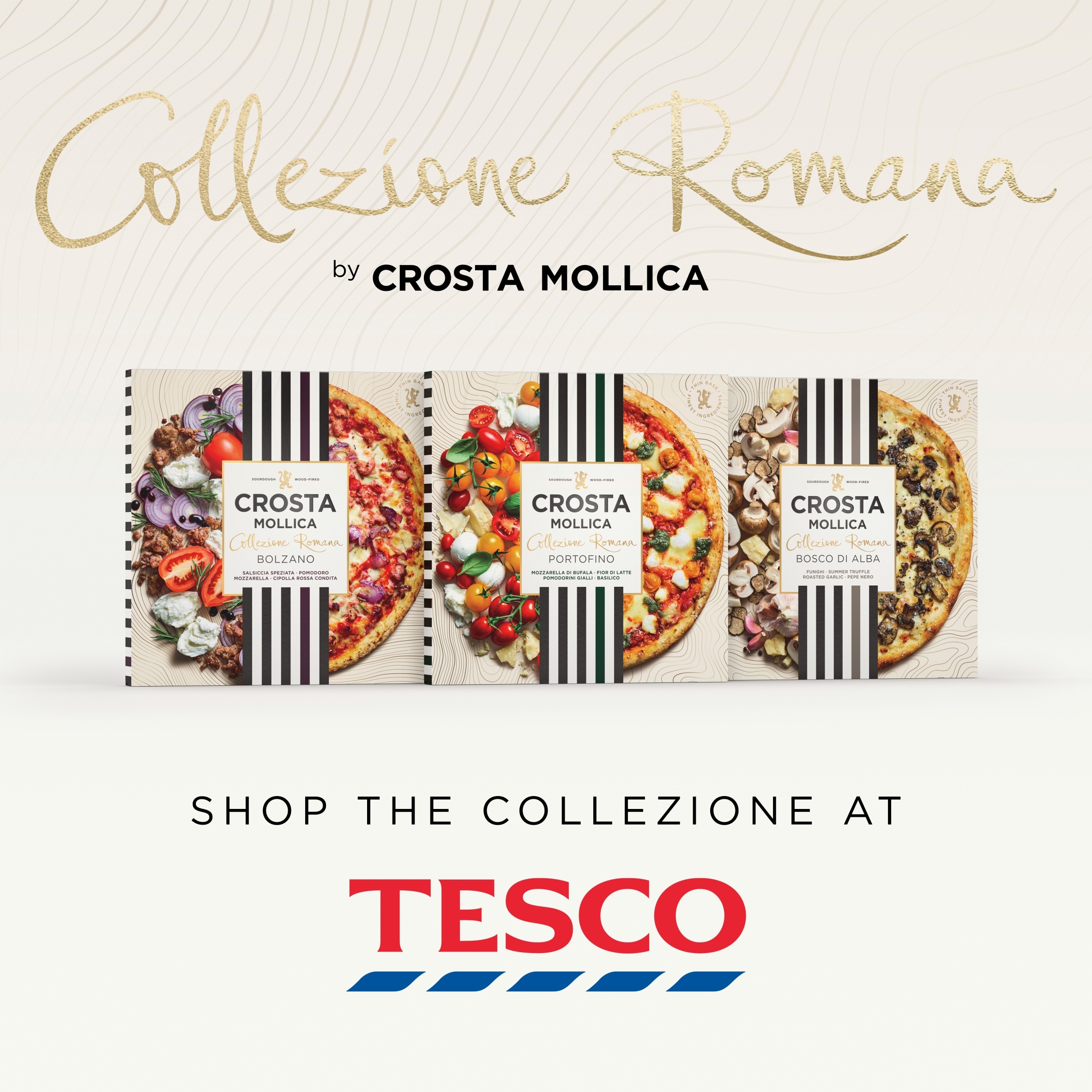 Crosta Mollica Collezione Romana Portofino Pizza - Tomato & Mozzarella 516g thumbnail 5