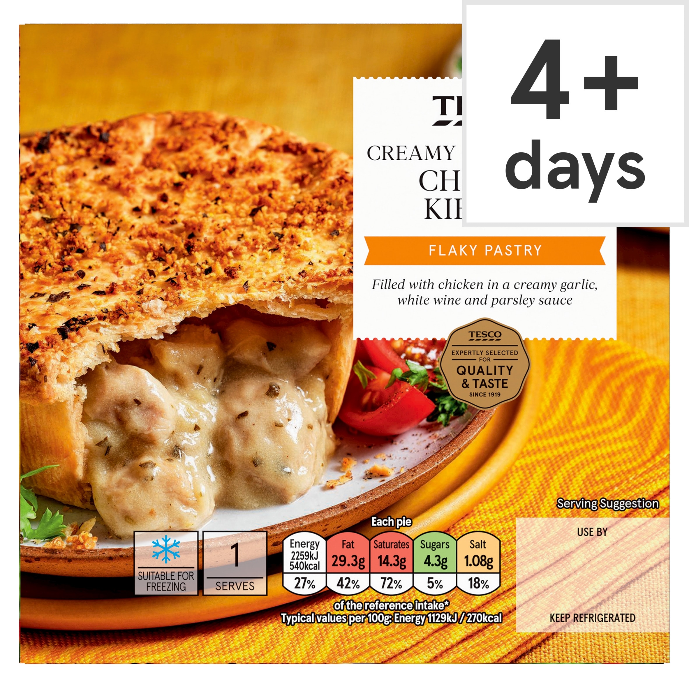 Tesco Chicken Kiev Pie 200g