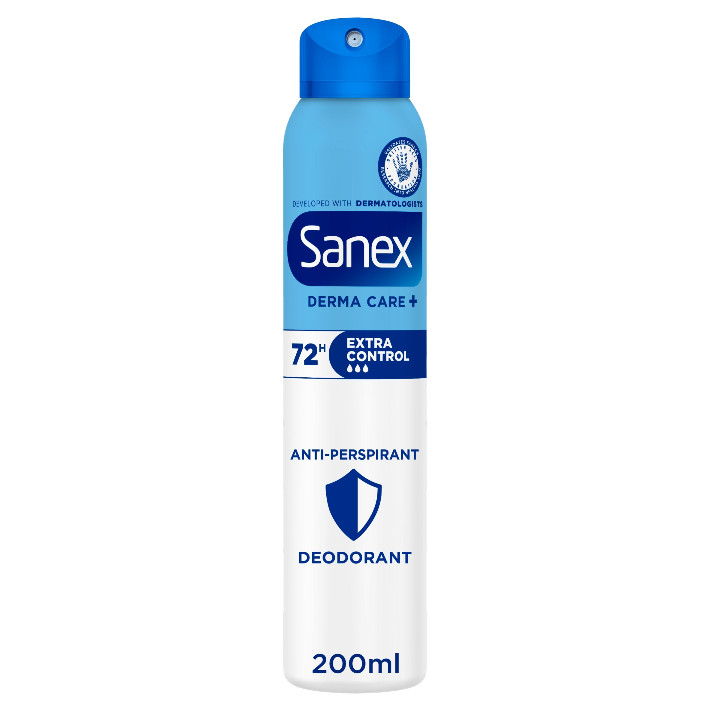 Sanex Derma Care+ Extra Control 72h Antiperspirant Spray Deodorant 200ml