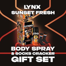 Lynx Sunset Fresh Bodyspray & Socks Cracker Gift Set thumbnail 3