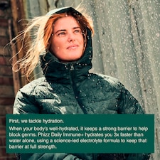 Phizz Daily Immune+ Orange Hydration, Immunity, Electrolytes & Vitamins Effervescent Tablets x20 thumbnail 4