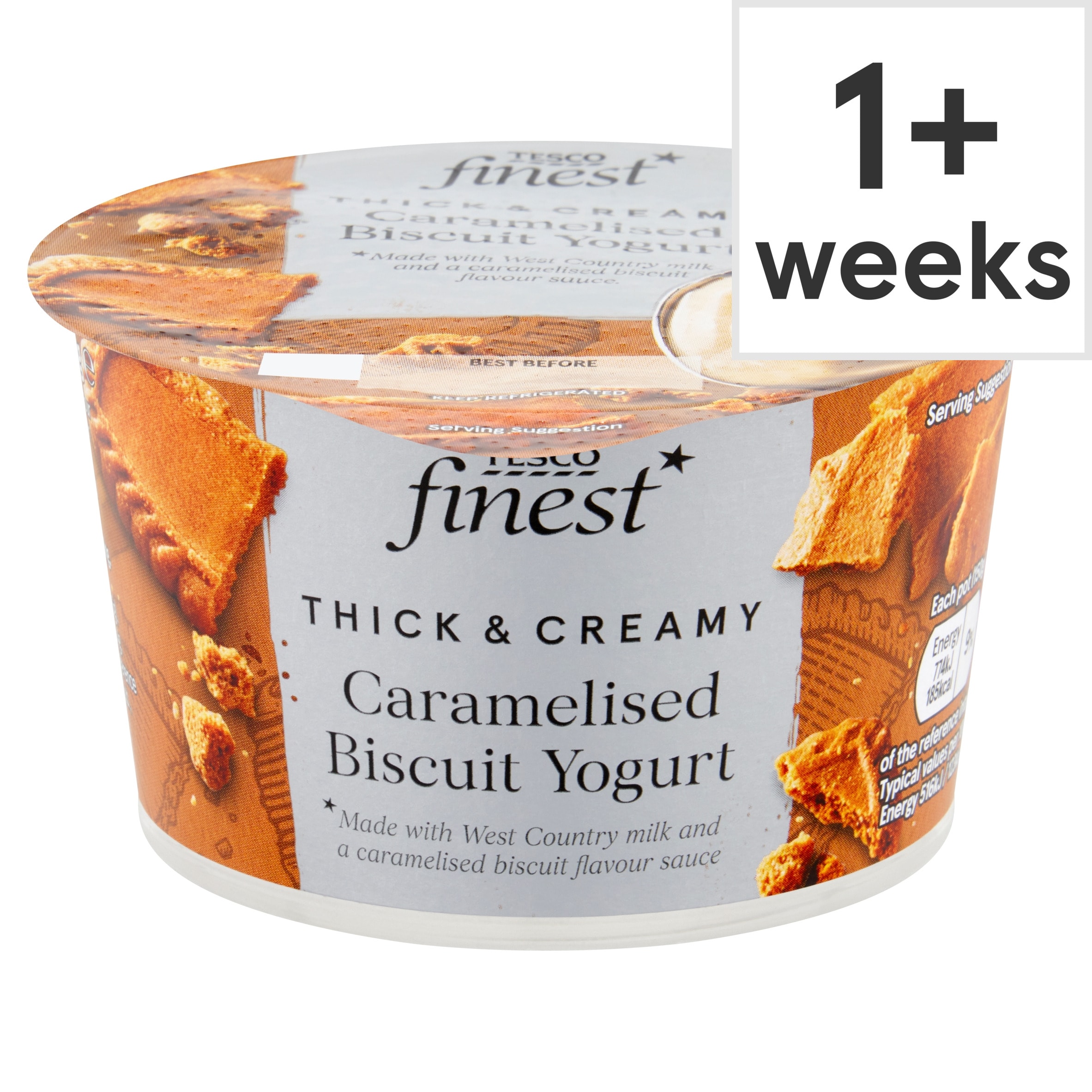 Tesco Finest Yogurt Caramelized Biscuit 150g