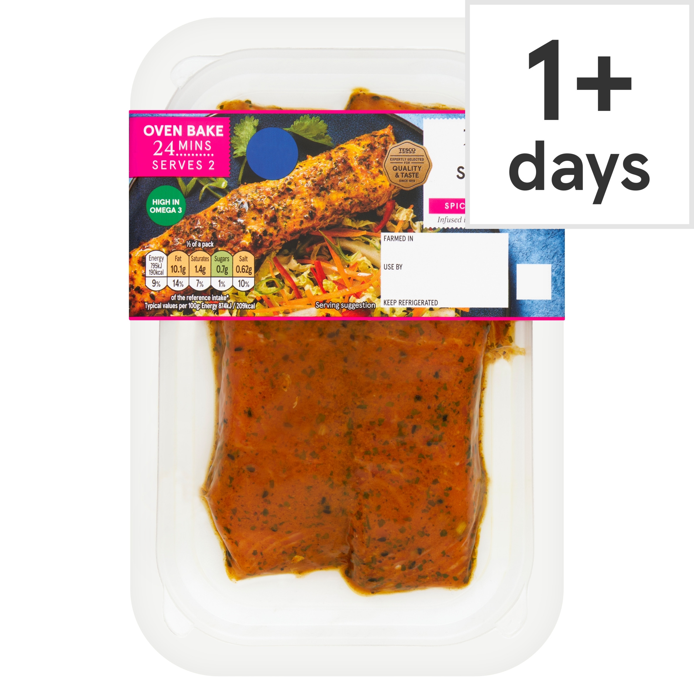 Tesco Katsu Salmon Fillets 230G