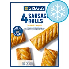 Greggs 4 Sausage Rolls 427g