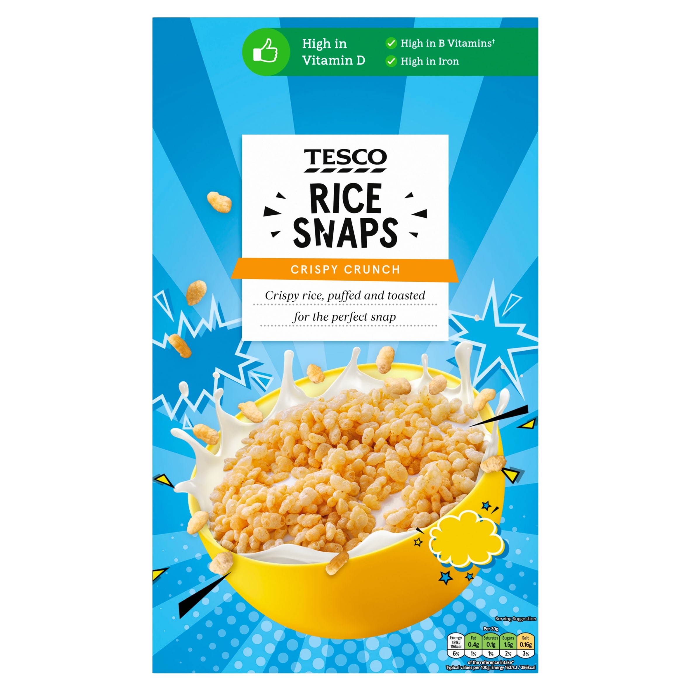 Tesco Rice Snaps 500g