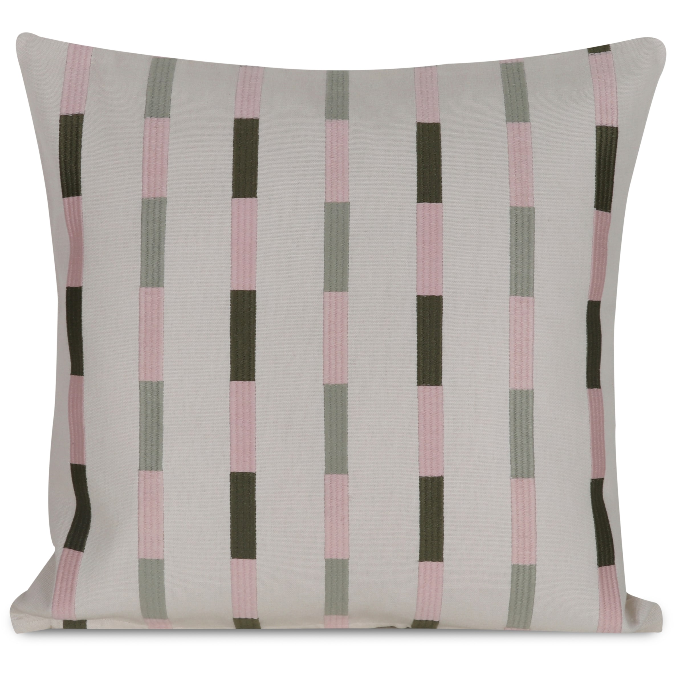 F&F Home Embroidered Stripe Cushion 45x45cm