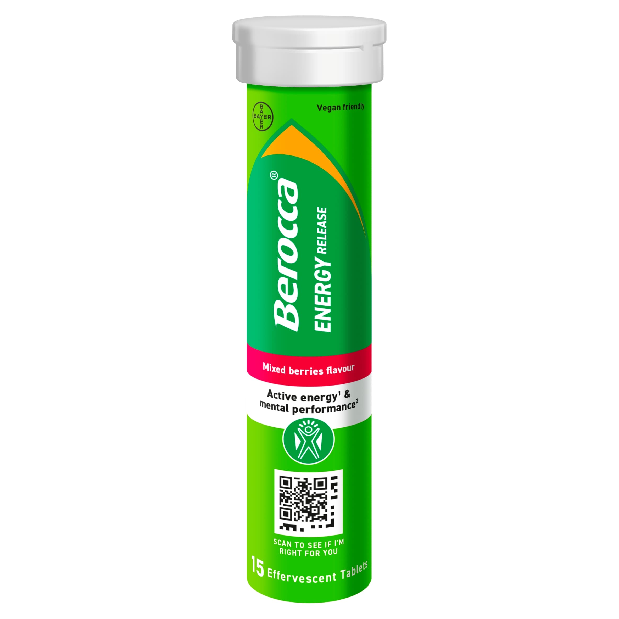 Berocca Energy Mixed Berry Effervescent Tablets 15s