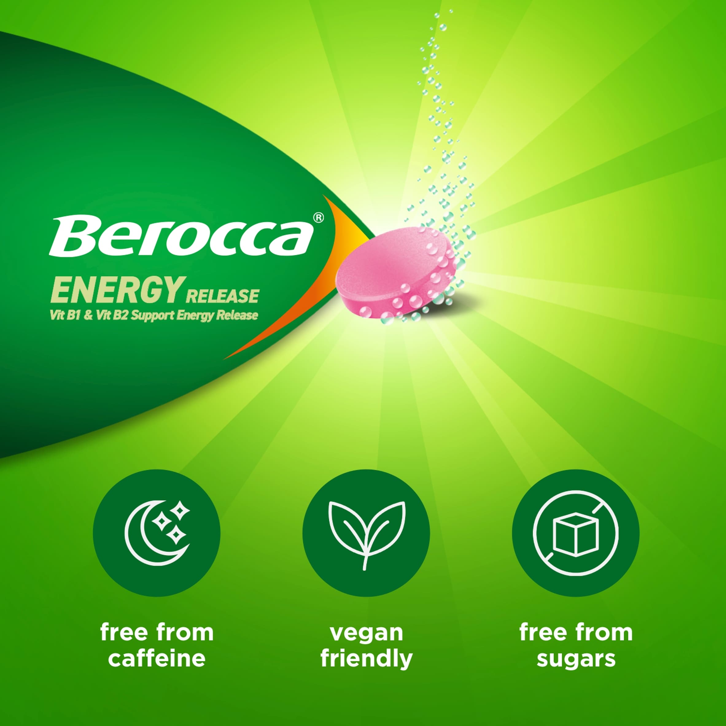 Berocca Energy Mixed Berry Effervescent Tablets 15s thumbnail 5