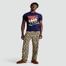 F&F Pure Cotton Sprout of Control Top and Bottoms Pyjama Set in Green