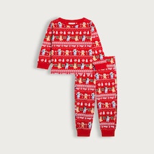 Bluey Matching Family Christmas Pyjamas in Red thumbnail 2