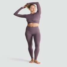 F&F Active Everyday Super Soft Leggings in Purple thumbnail 2