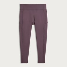 F&F Active Everyday Super Soft Leggings in Purple thumbnail 4