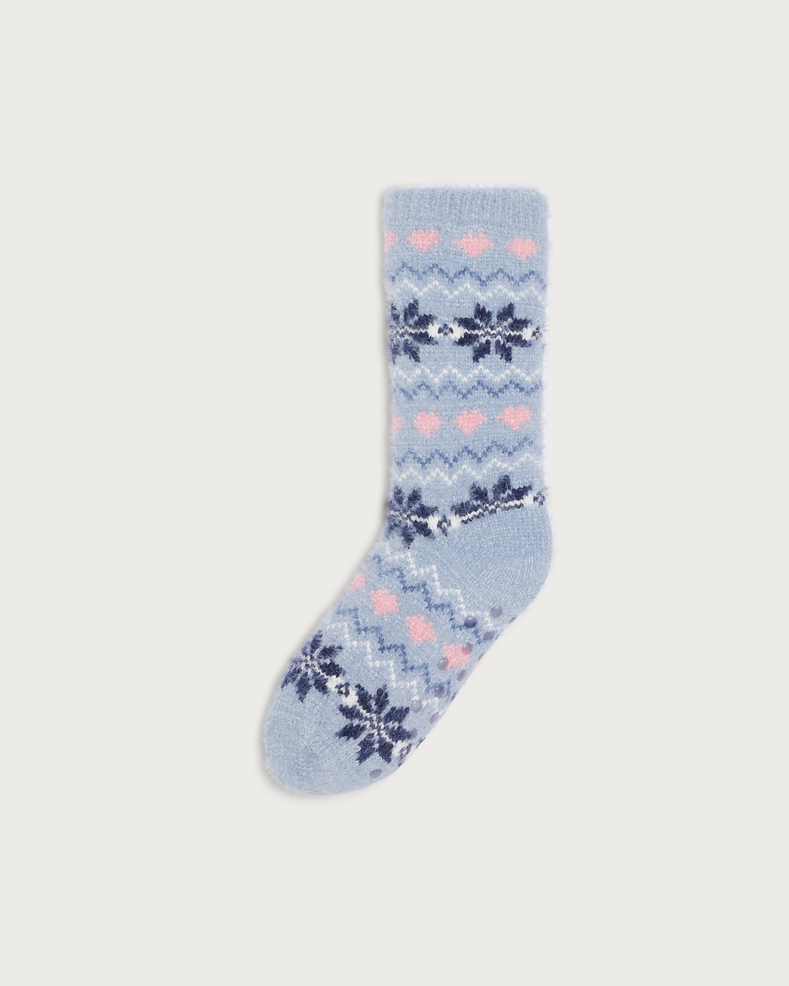 F&F Knitted Fair Isle Patterned Socks in Multi