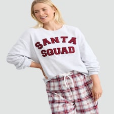 F&F Santa Squad Matching Family Christmas Pyjamas in Grey