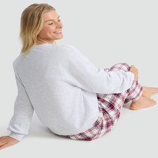 F&F Santa Squad Matching Family Christmas Pyjamas in Grey thumbnail 3