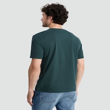 Guinness Toucan Christmas Print Pure Cotton T-Shirt in Green thumbnail 3