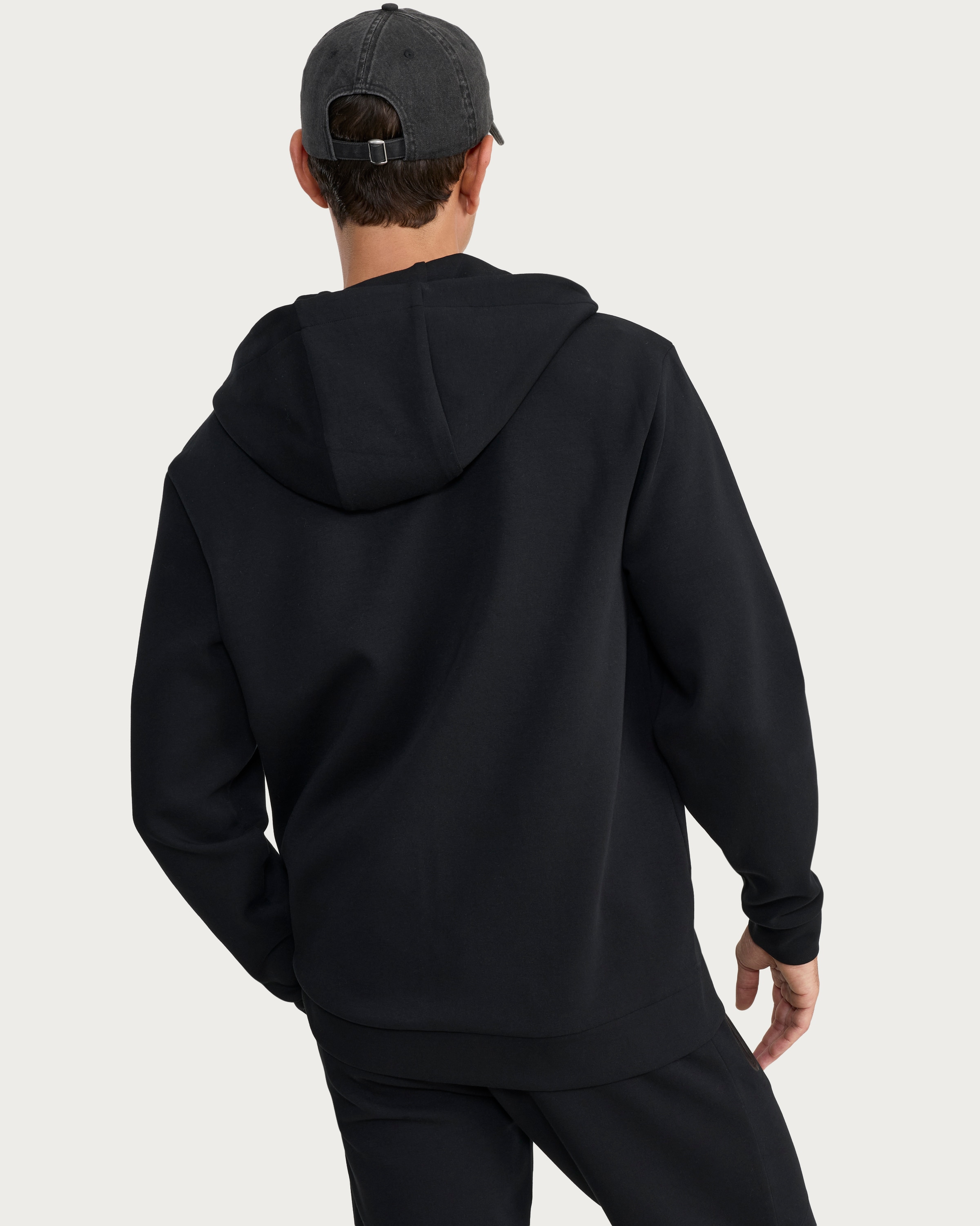 9 Peaks Hooded Full Zip Jacket in Black thumbnail 3