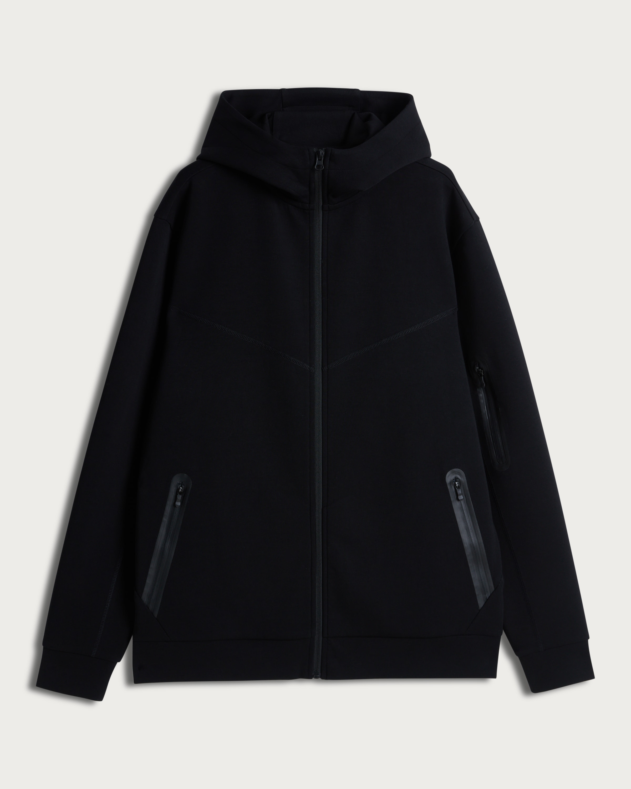 9 Peaks Hooded Full Zip Jacket in Black thumbnail 4