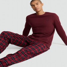 F&F Pure Cotton Check Print Flannel Pyjama Bottoms in Multi thumbnail 2