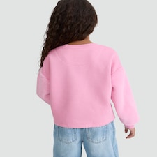The Grinch Cotton Rich Slogan Sweatshirt in Pink thumbnail 3