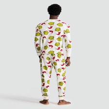 The Grinch Matching Family Christmas Pyjamas in Stone thumbnail 2