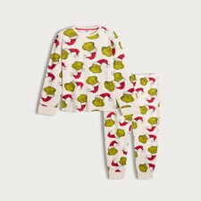 The Grinch Matching Family Christmas Pyjamas in Stone thumbnail 4