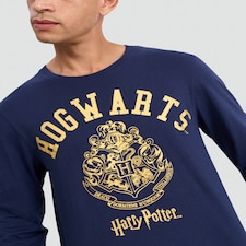 Harry Potter Matching Family Christmas Pyjamas in Navy thumbnail 2