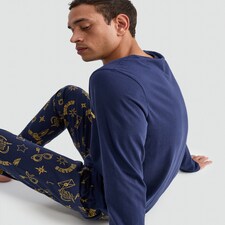 Harry Potter Matching Family Christmas Pyjamas in Navy thumbnail 3