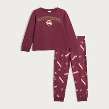 Harry Potter Matching Family Christmas Pyjamas in Burgundy thumbnail 4