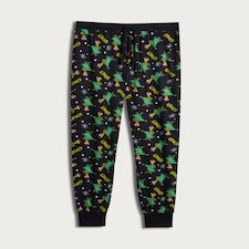 The Grinch Print Pure Cotton Pyjama Bottoms in Multi thumbnail 4