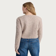 F&F Knitted Button Front Cardigan in Mink thumbnail 3