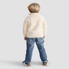 F&F Boys 2-Piece Cable Knit Jumper and Jeans Set in Cream thumbnail 3