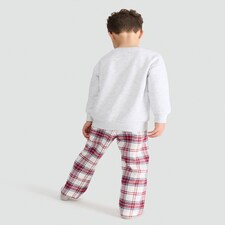 F&F Santa Squad Matching Family Christmas Pyjamas in Grey Multi thumbnail 3