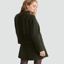 F&F High Neck Seam Detail Co-ord Jumper in Olive thumbnail 3