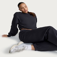 F&F Active Cotton Rich Drawstring Cuffed Joggers in Grey