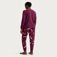 Harry Potter Gryffindor Matching Family Christmas Pyjamas in Burgundy thumbnail 3