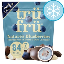 trüfrü Nature's Blueberries in White & Dark Chocolate 200g