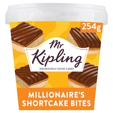 Mr Kipling Millionaires Chocolate Caramel Shortcake Mini Cake Bites 254g