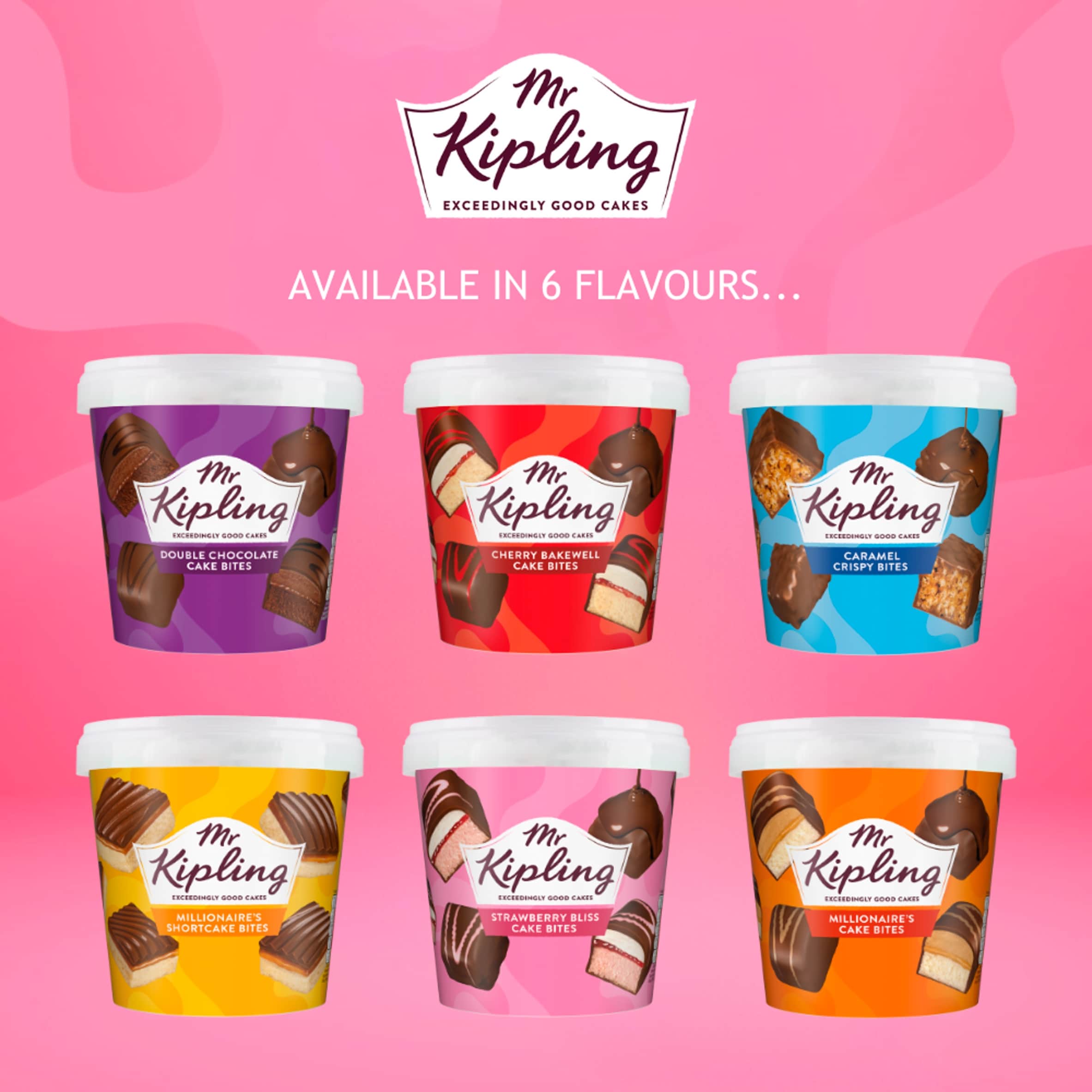 Mr Kipling Millionaires Chocolate Caramel Shortcake Mini Cake Bites 254g thumbnail 3