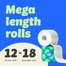 Who Gives A Crap Classic Soft Toilet Tissue 12 Mega Rolls thumbnail 3