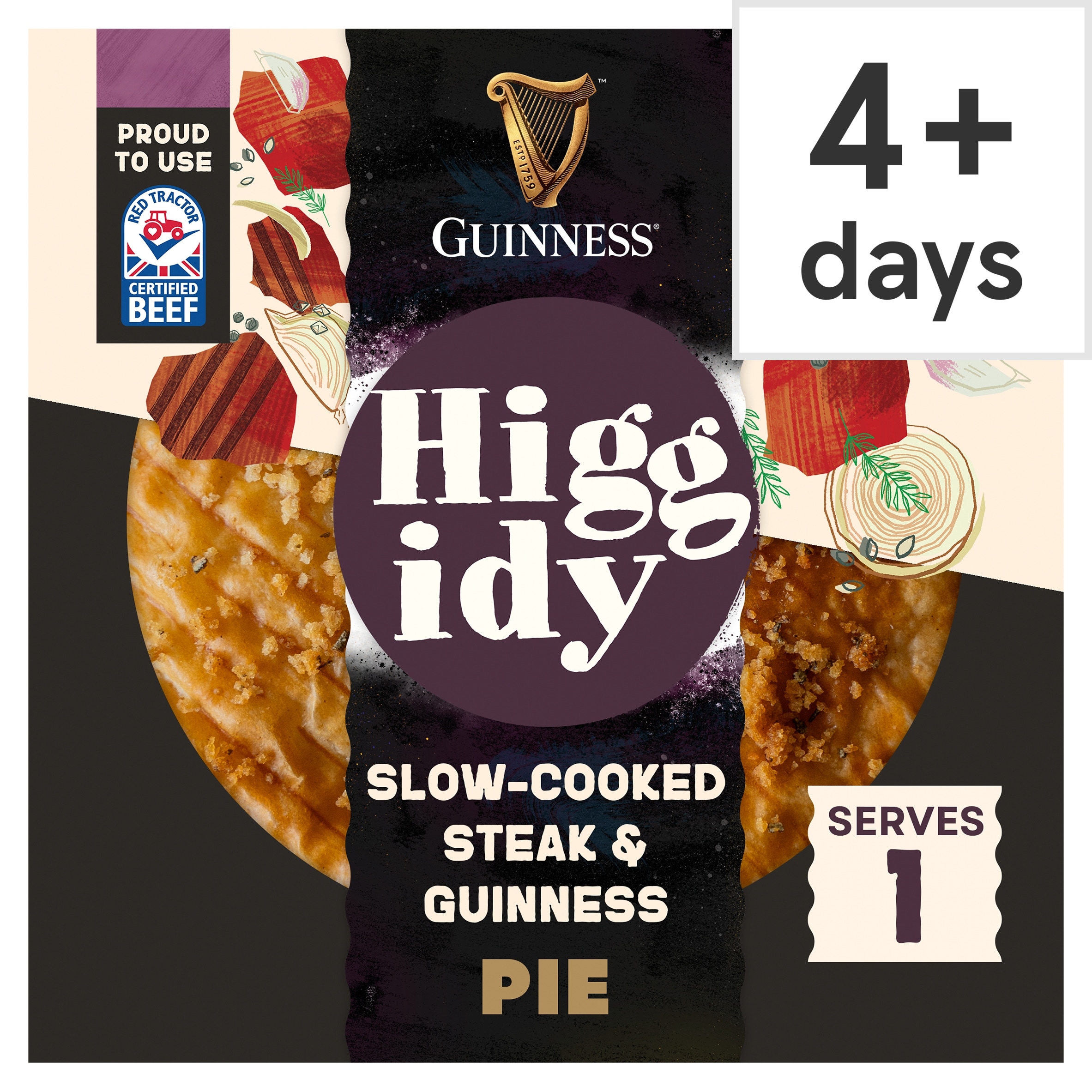 Higgidy Slow-Cooked Steak & Guinness Pie 200g