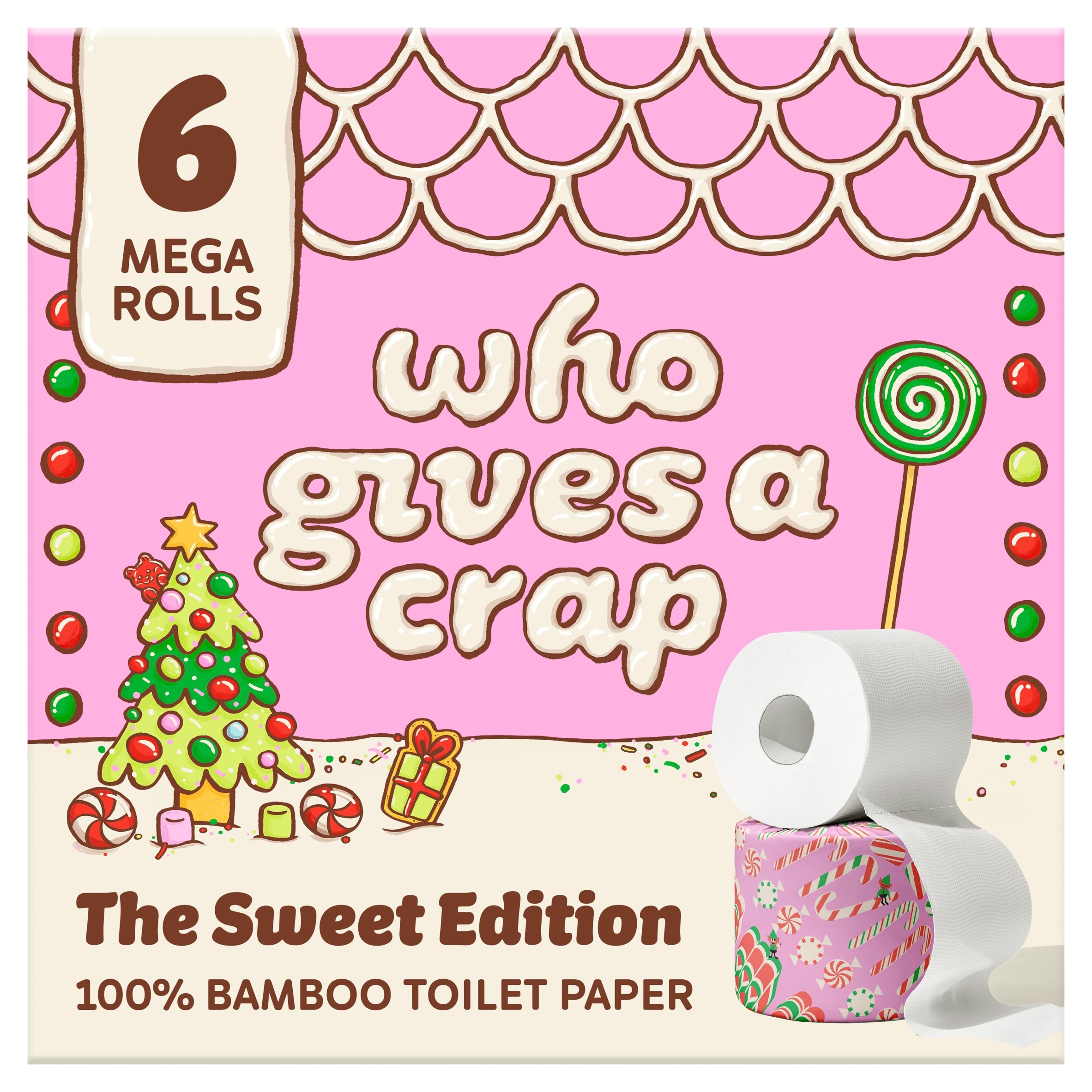 Who Gives A Crap Extra Soft Limited Edition Toilet Tissue 6 Mega Rolls