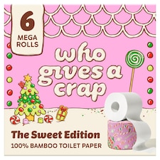 Who Gives A Crap Extra Soft Limited Edition Toilet Tissue 6 Mega Rolls