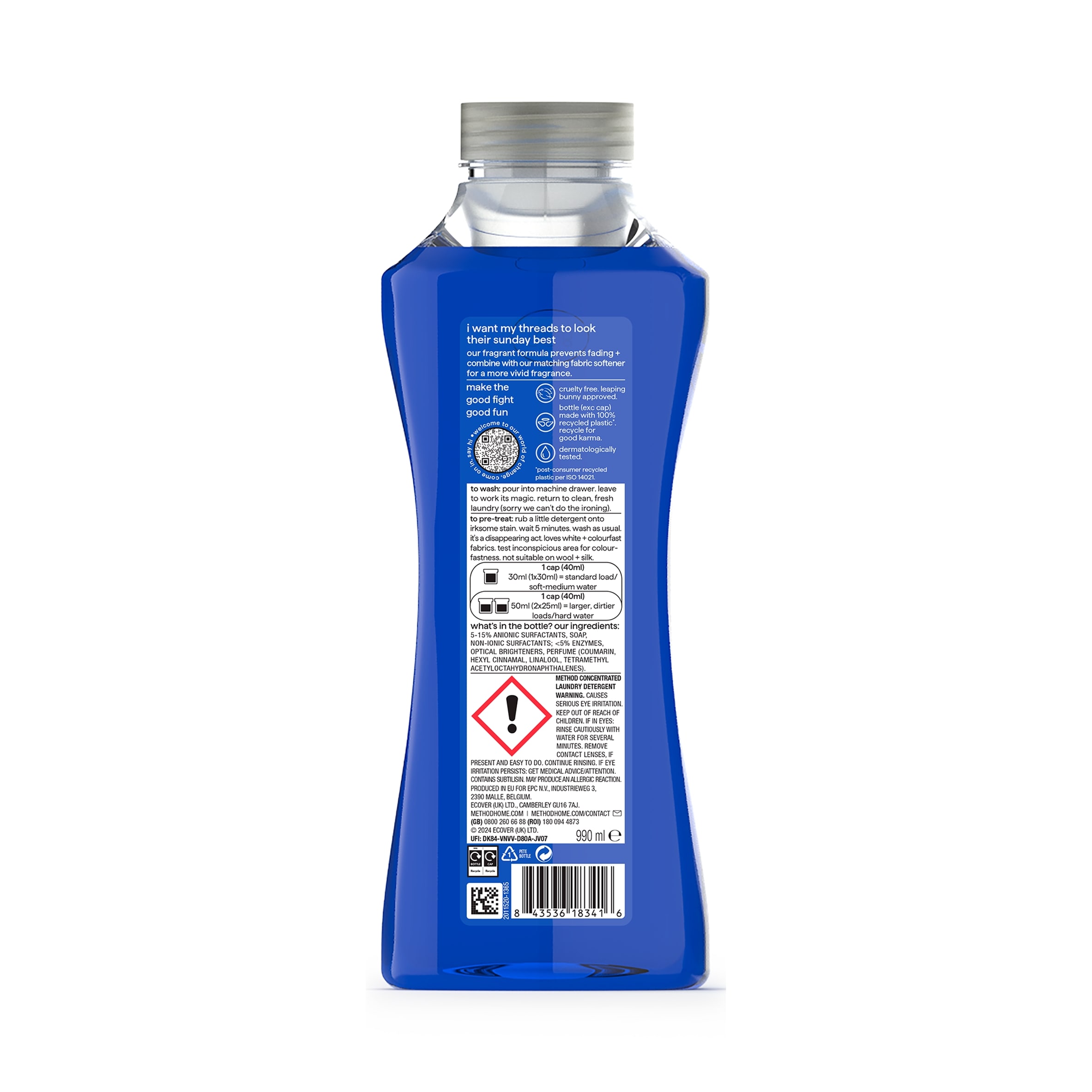 Method Berry Splash Laundry Liquid 990ml 33W thumbnail 2