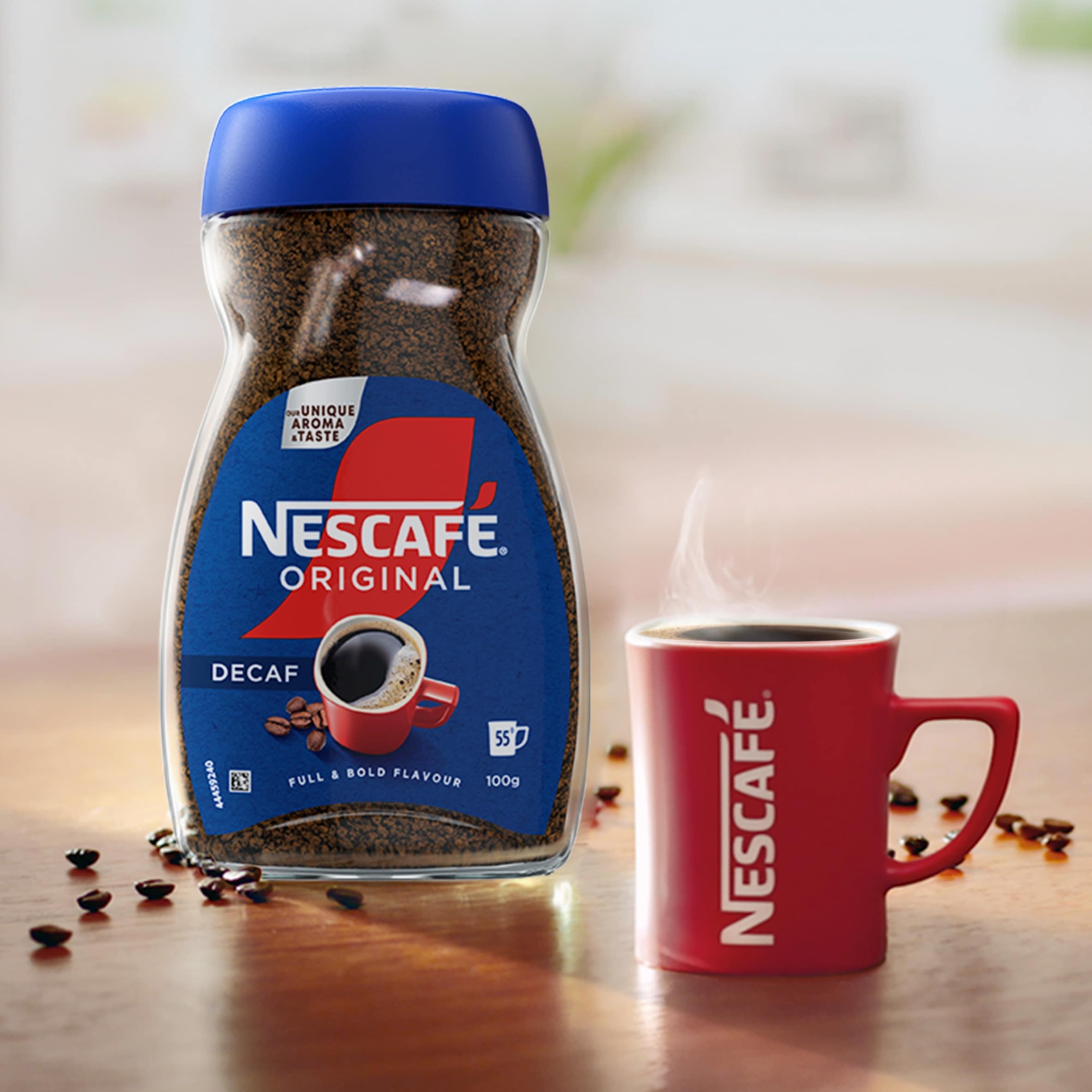Nescafe Original Decaf Instant Coffee 190g thumbnail 4