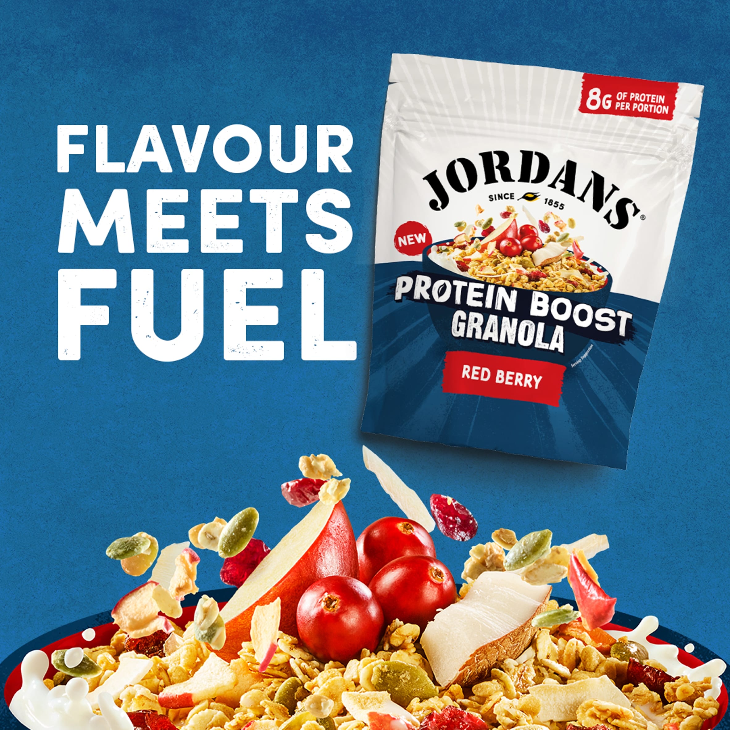 Jordans Protein Granola Red Berry 400g thumbnail 3