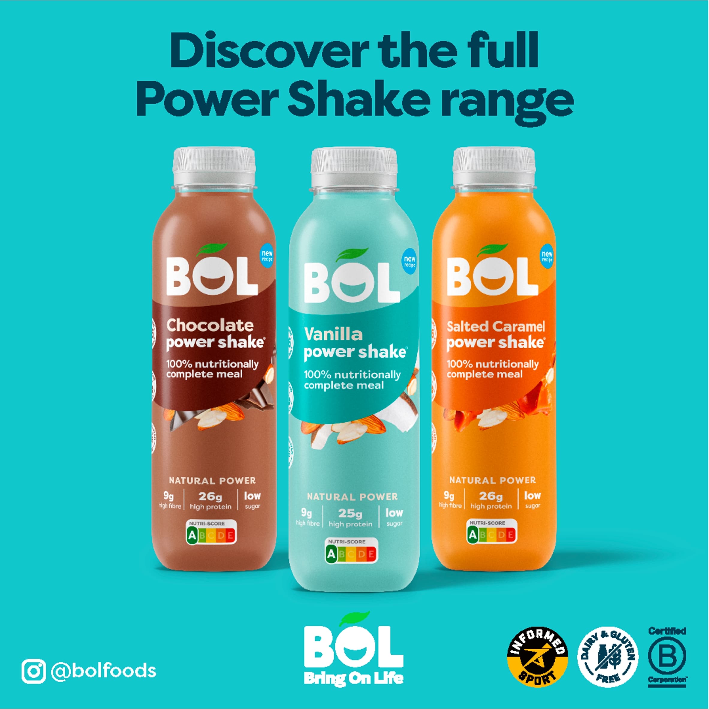 BOL Blueberry Power Shake 410g thumbnail 5