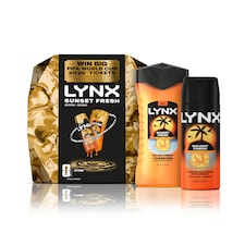 Lynx Sunset Fresh Bodyspray & Body Wash Gift Set